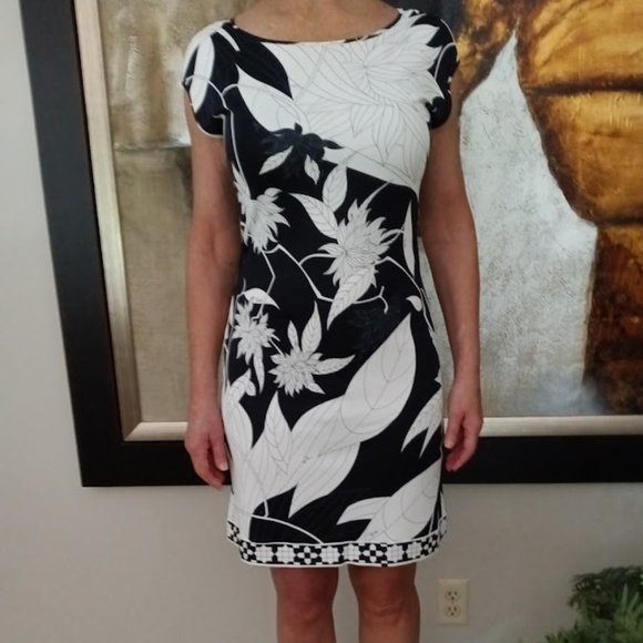 Emilio Pucci Flower print dress size 6 - Picture 1 of 5